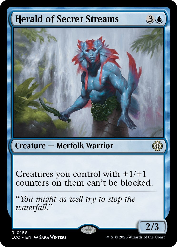 Image for Herald of Secret Streams (158) - Magic: The Gathering