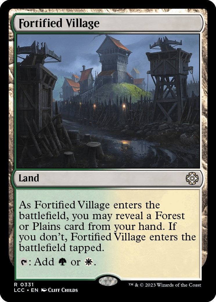 Image for Fortified Village (331) - Magic: The Gathering