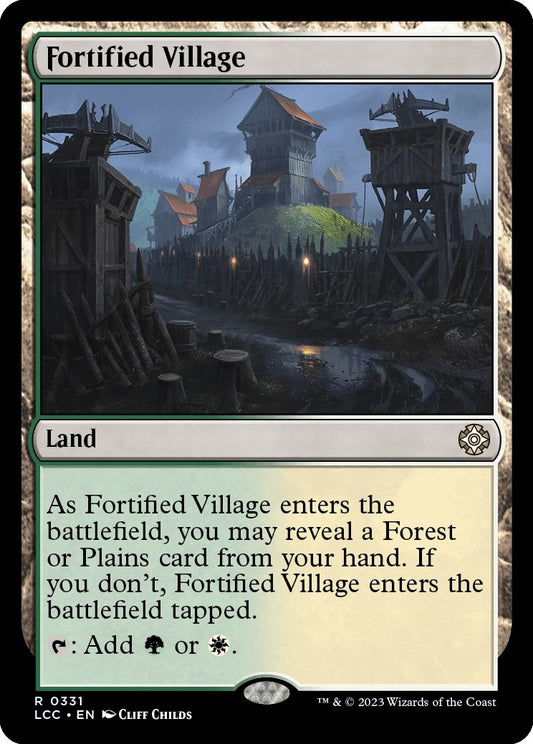 Image for Fortified Village (331) - Magic: The Gathering