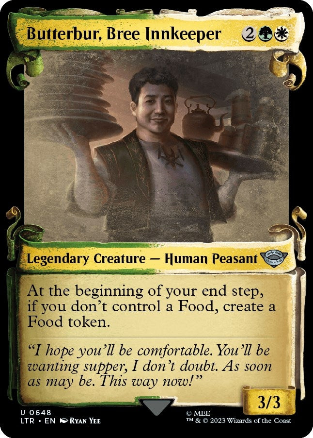 Image for Butterbur, Bree Innkeeper (Showcase Scrolls) (648) - Magic: The Gathering