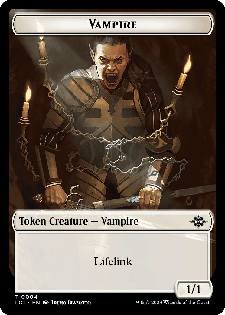 Image for Vampire // Vampire Demon Double-Sided Token (4 // 15) - Magic: The Gathering