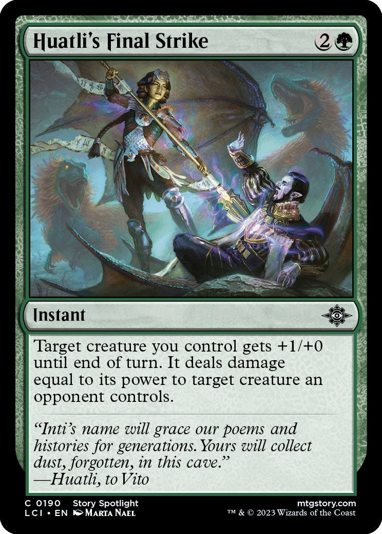 Image for Huatli's Final Strike (190) - Magic: The Gathering