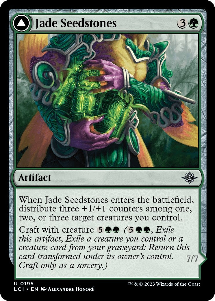 Image for Jade Seedstones (195) - Magic: The Gathering