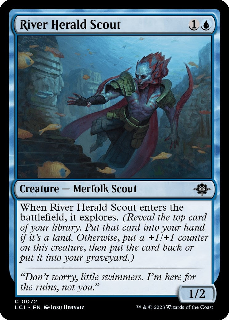 Image for River Herald Scout (72) - Magic: The Gathering