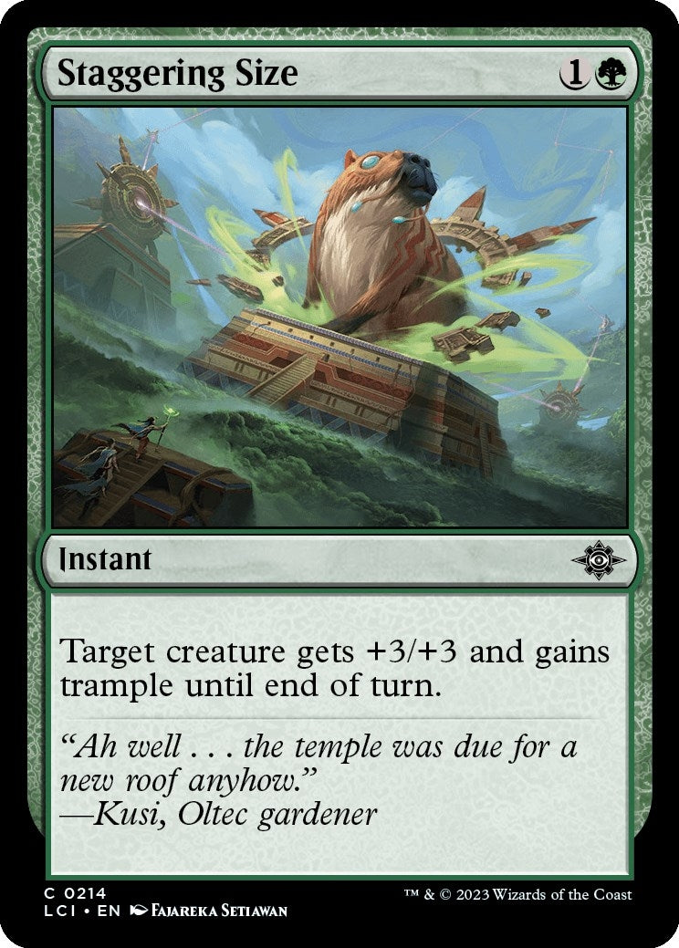 Image for Staggering Size (214) - Magic: The Gathering