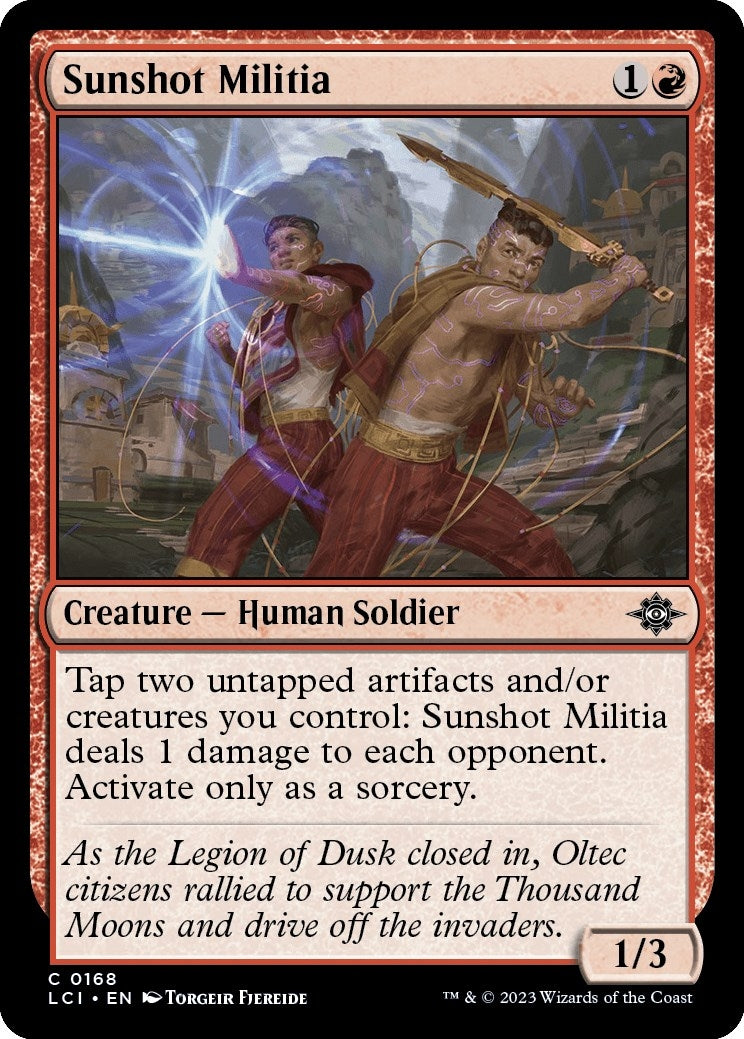 Image for Sunshot Militia (168) - Magic: The Gathering