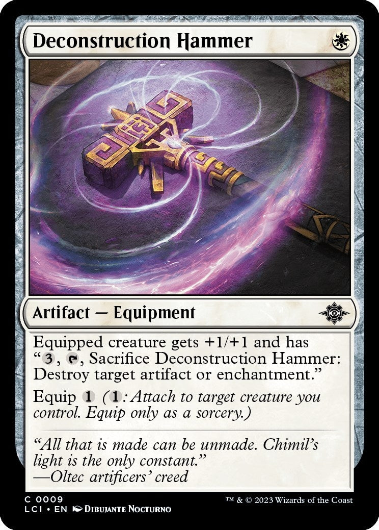 Image for Deconstruction Hammer (9) - Magic: The Gathering