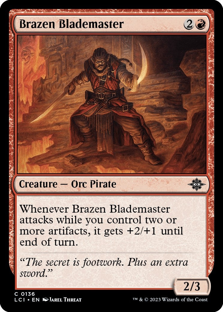 Image for Brazen Blademaster (136) - Magic: The Gathering