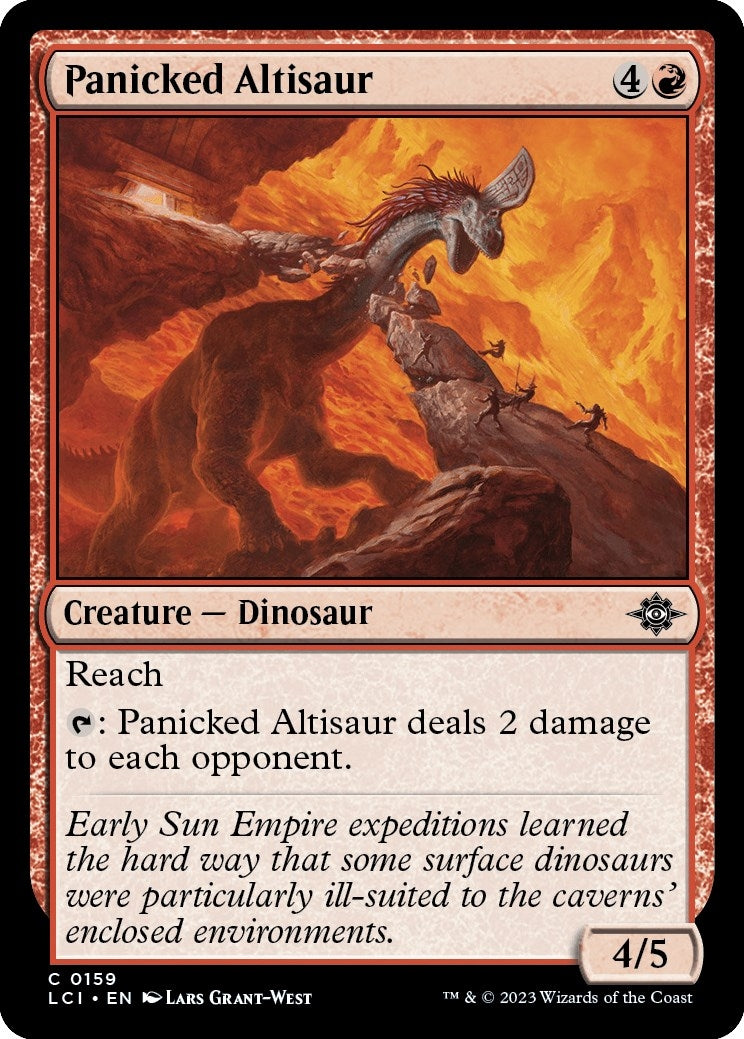Image for Panicked Altisaur (159) - Magic: The Gathering