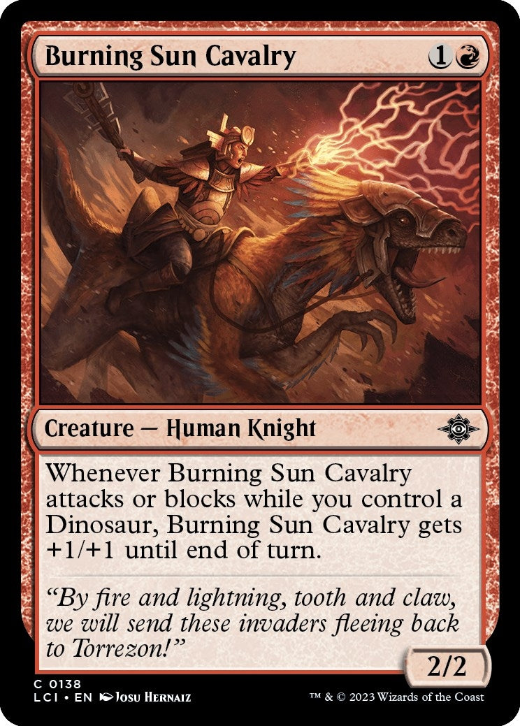 Image for Burning Sun Cavalry (138) - Magic: The Gathering