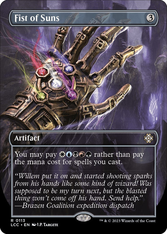 Image for Fist of Suns (Borderless) (113) - Magic: The Gathering