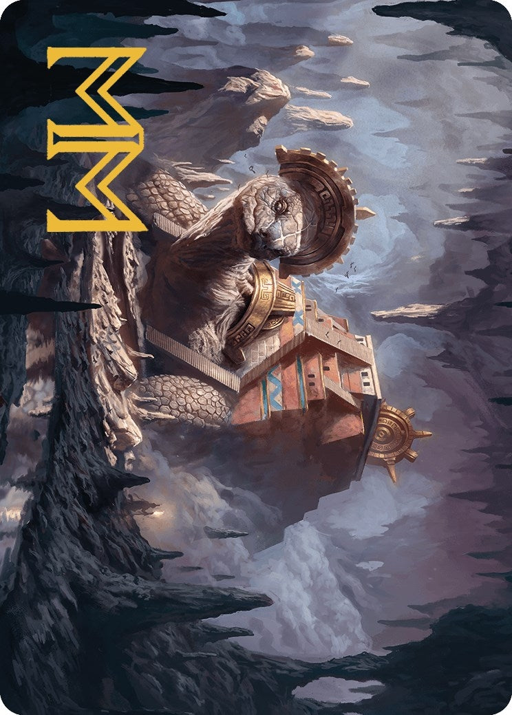 Image for Bedrock Tortoise Art Card (Gold-Stamped Signature) (23) - Magic: The Gathering