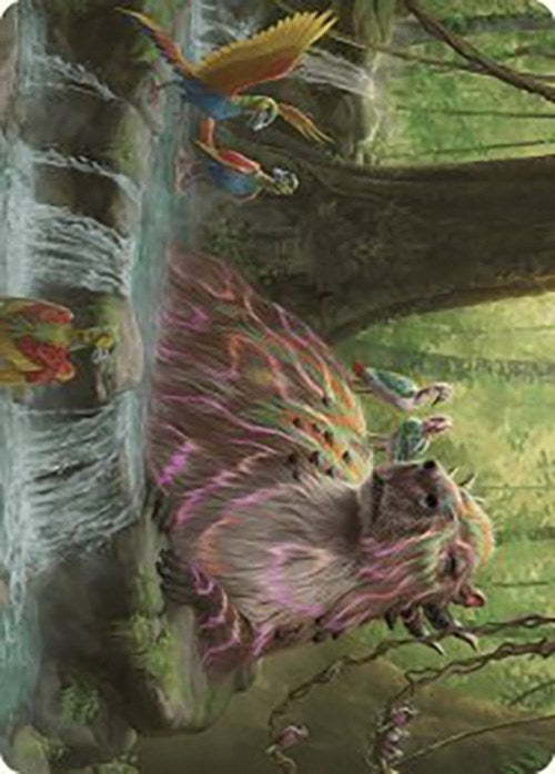 Image for Basking Capybara Art Card (22) - Magic: The Gathering