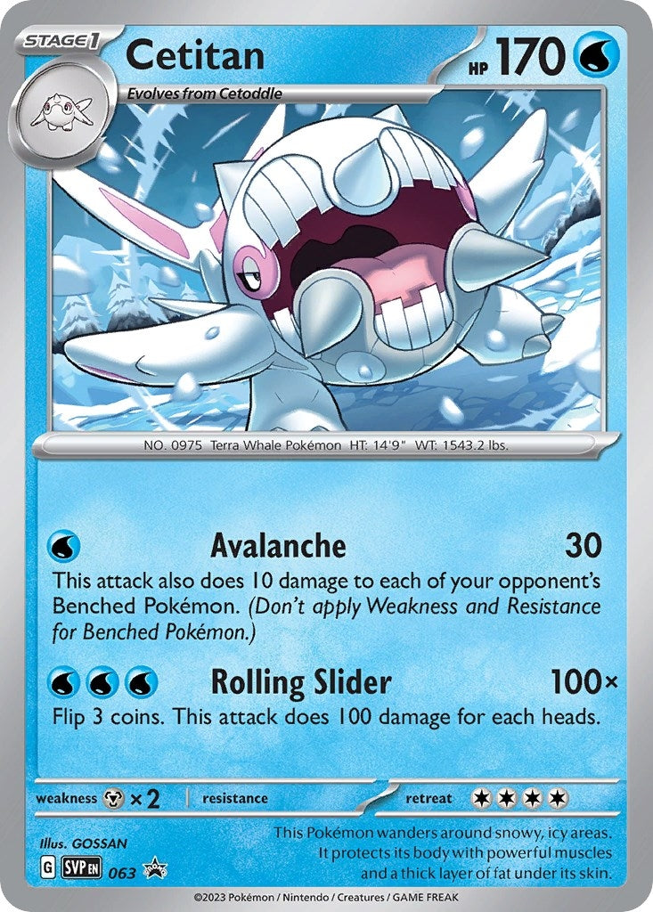 Image for Cetitan - 063 (063) - Pokemon