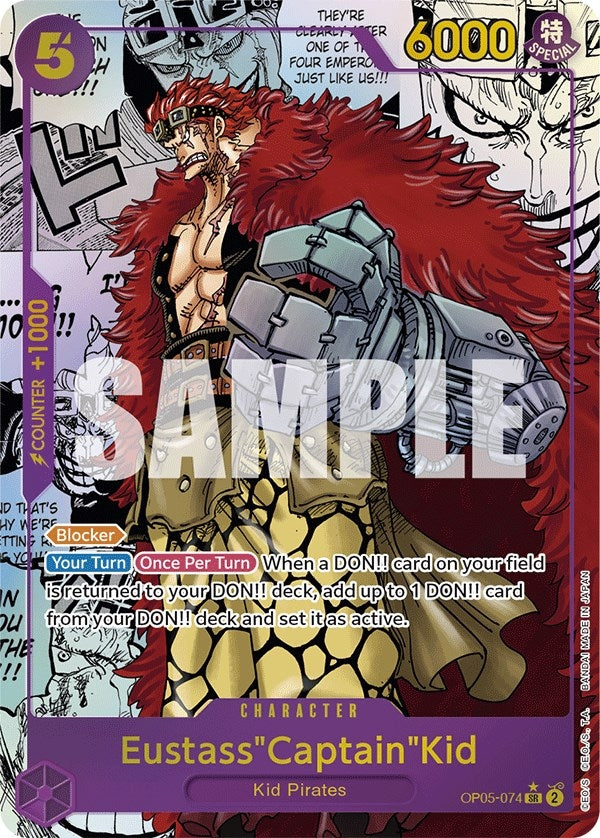 Image for Eustass"Captain"Kid (Alternate Art) (Manga) (OP05-074) - One Piece Card Game