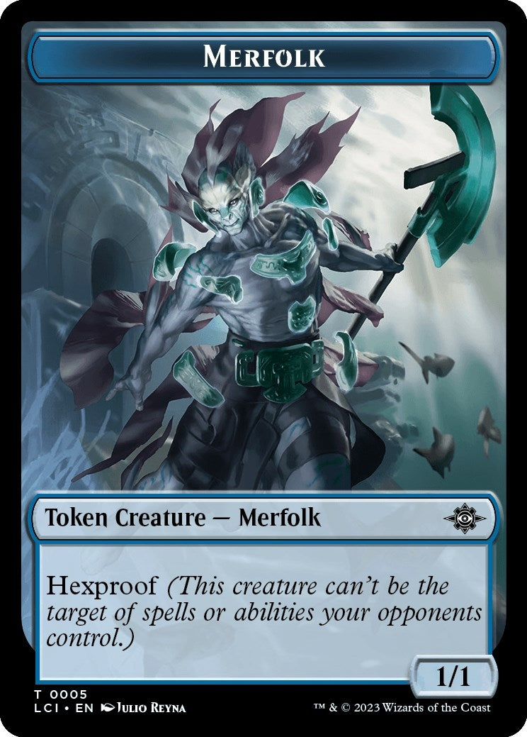 Image for Merfolk Token (5) - Magic: The Gathering