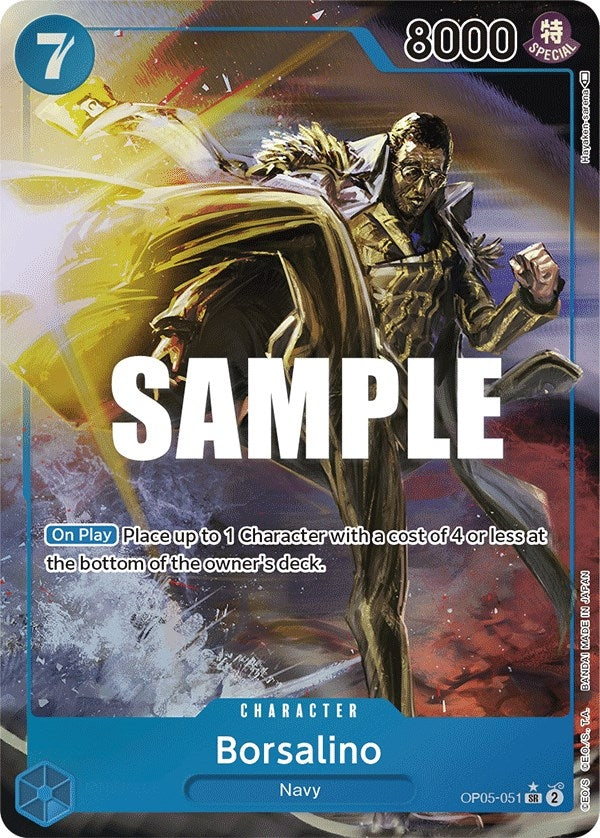 Image for Borsalino (Alternate Art) (OP05-051) - One Piece Card Game