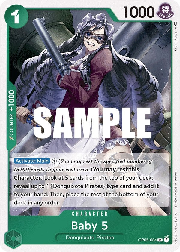 Image for Baby 5 (034) (OP05-034) - One Piece Card Game