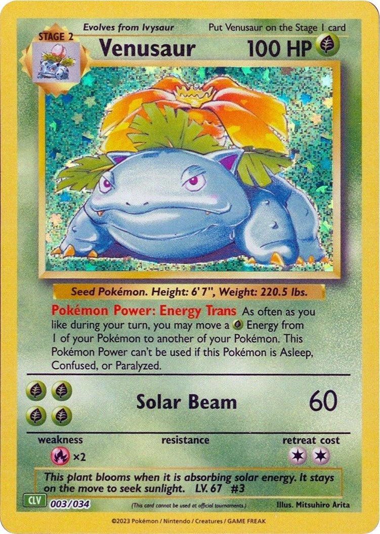 Image for Venusaur (003/034) - Pokemon