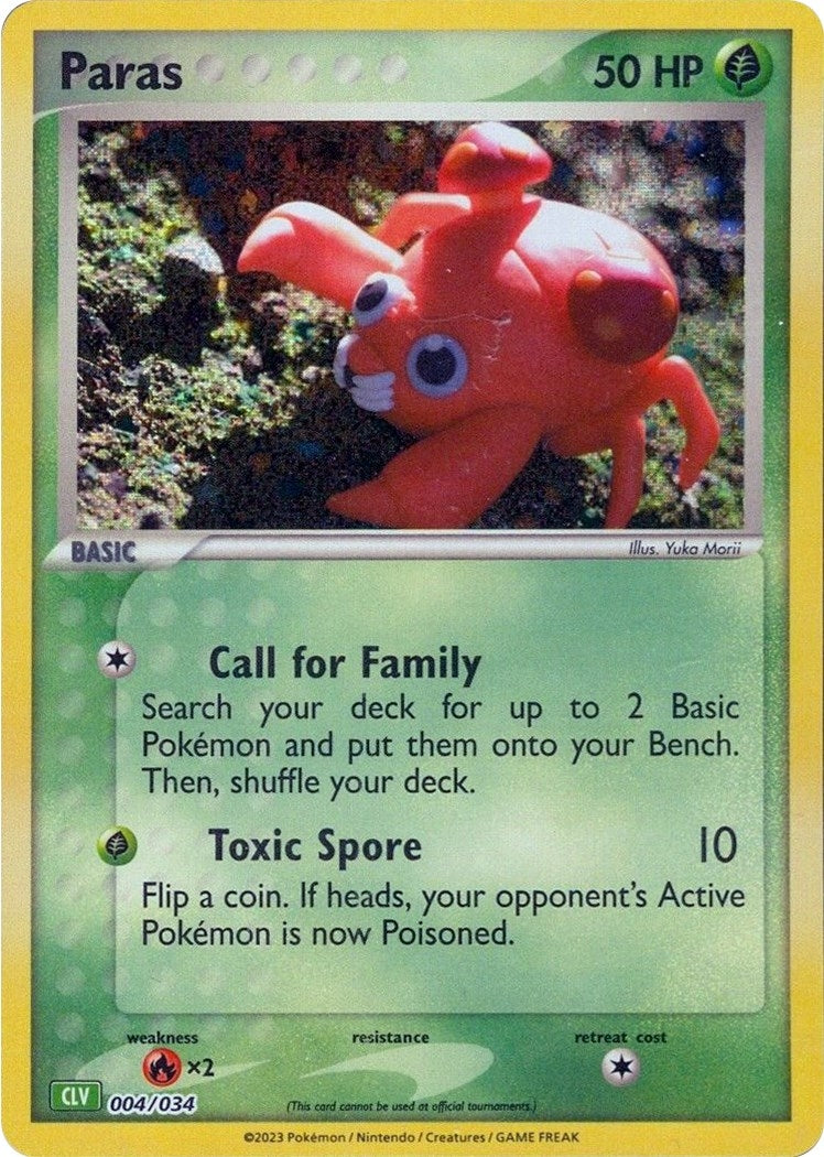 Image for Paras (004/034) - Pokemon