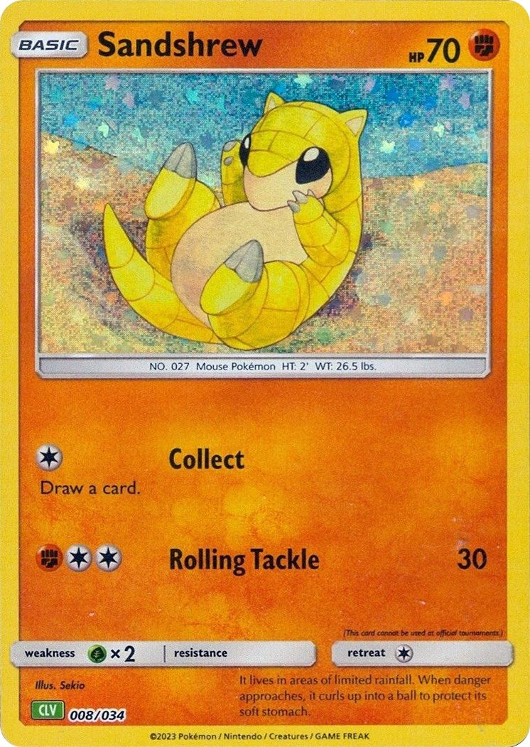 Image for Sandshrew (008/034) - Pokemon