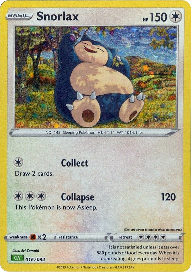 Image for Snorlax (016/034) - Pokemon