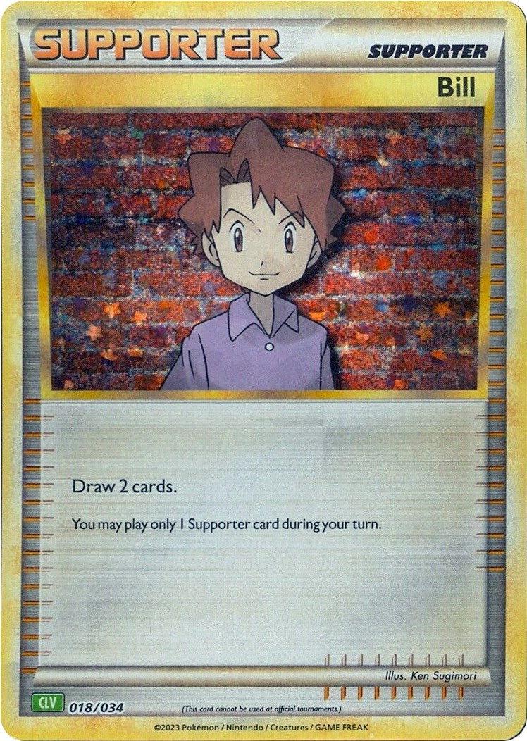 Image for Bill (CLV) (018/034) - Pokemon