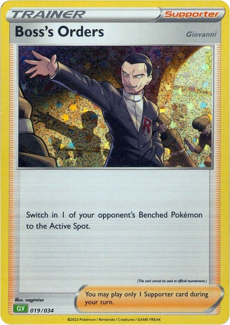 Image for Boss's Orders (CLV) (019/034) - Pokemon