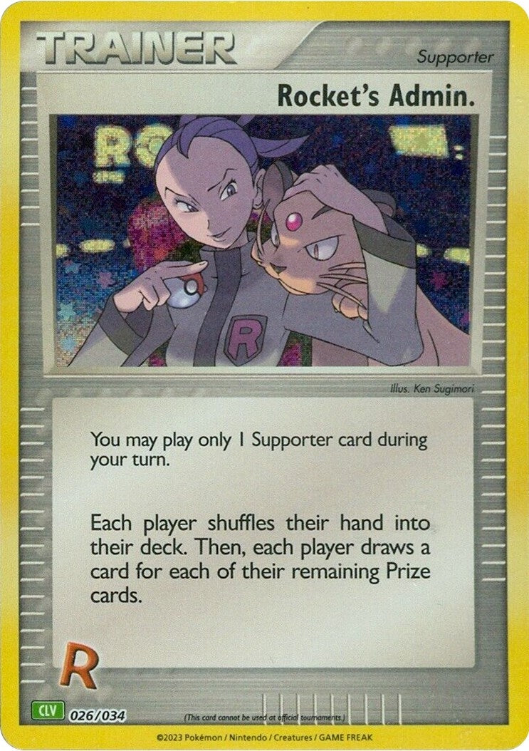 Image for Rocket's Admin. (CLV) (026/034) - Pokemon