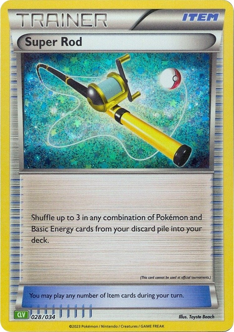 Image for Super Rod (CLV) (028/034) - Pokemon