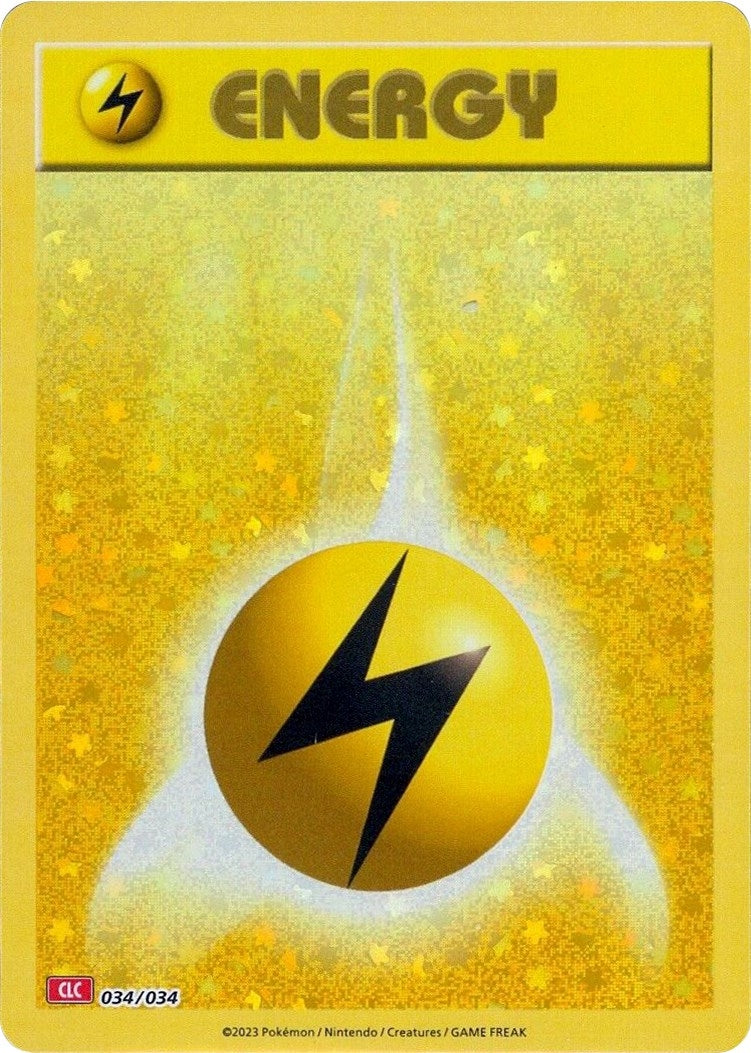 Image for Basic Lightning Energy (034/034) - Pokemon