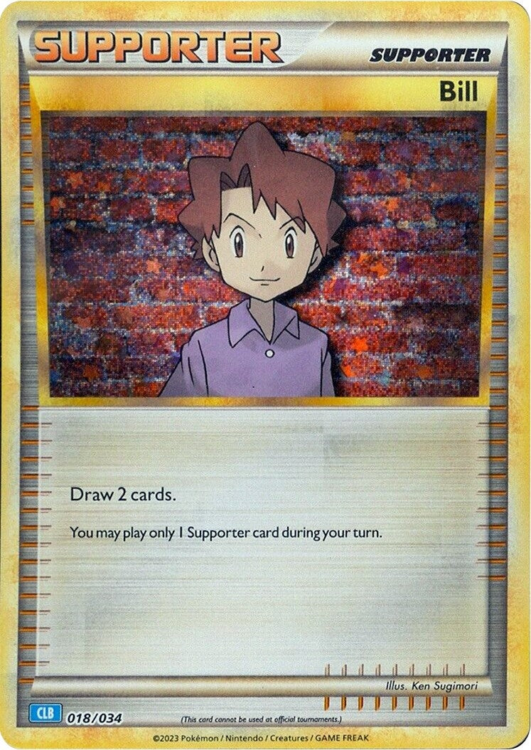Image for Bill (CLB) (018/034) - Pokemon