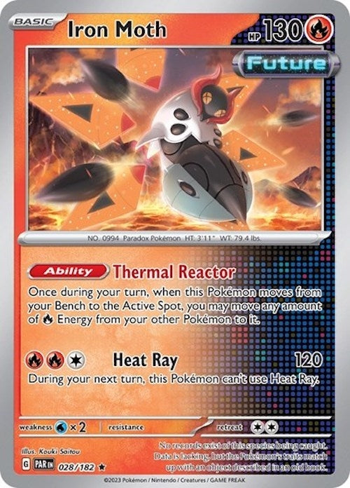 Image for Iron Moth - 028/182 (Non-Holo) (028/182) - Pokemon