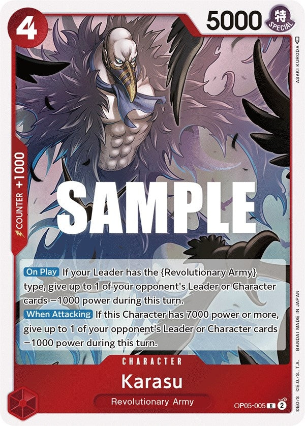 Image for Karasu (OP05-005) - One Piece Card Game