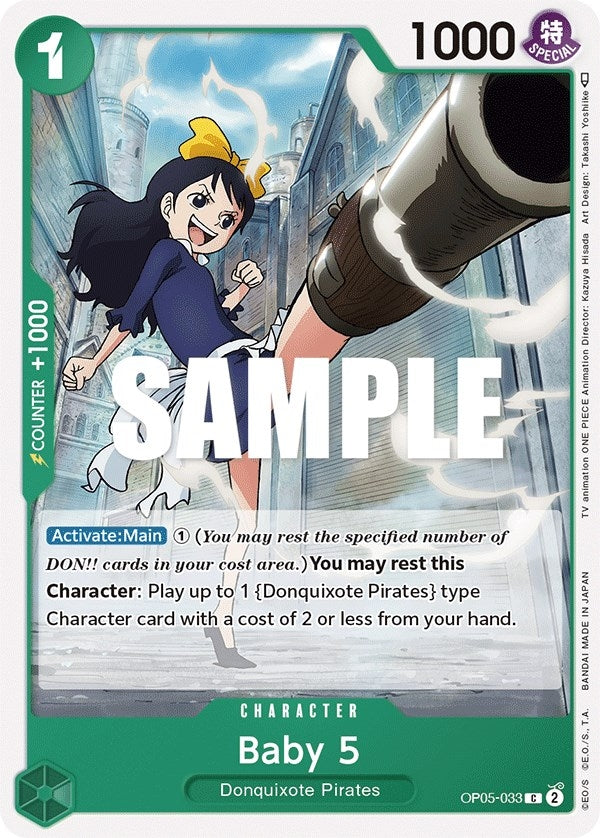 Image for Baby 5 (033) (OP05-033) - One Piece Card Game
