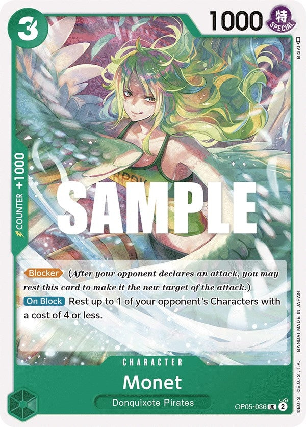 Image for Monet (OP05-036) - One Piece Card Game