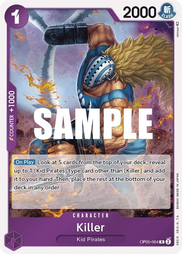 Image for Killer (OP05-064) - One Piece Card Game