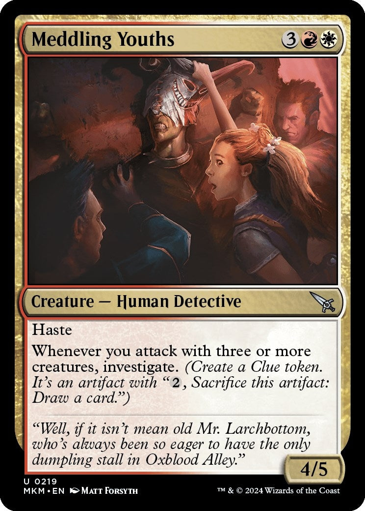 Image for Meddling Youths (219) - Magic: The Gathering