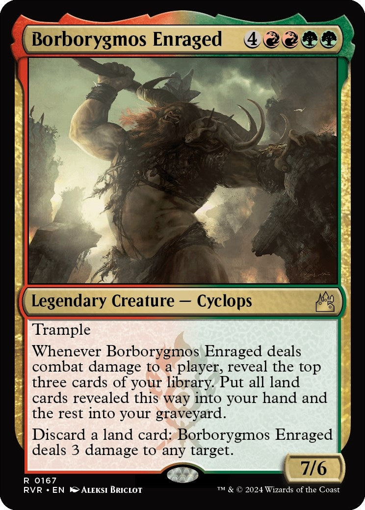 Image for Borborygmos Enraged (167) - Magic: The Gathering