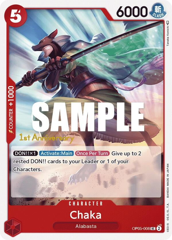 Image for Chaka (OP05-008) - One Piece Card Game