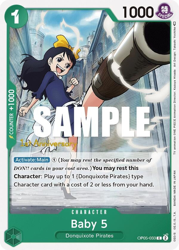 Image for Baby 5 (033) (OP05-033) - One Piece Card Game