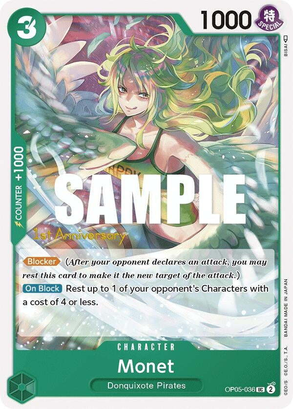 Image for Monet (OP05-036) - One Piece Card Game