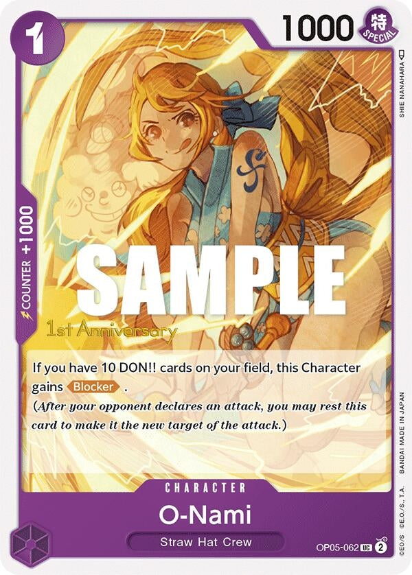 Image for O-Nami (OP05-062) - One Piece Card Game