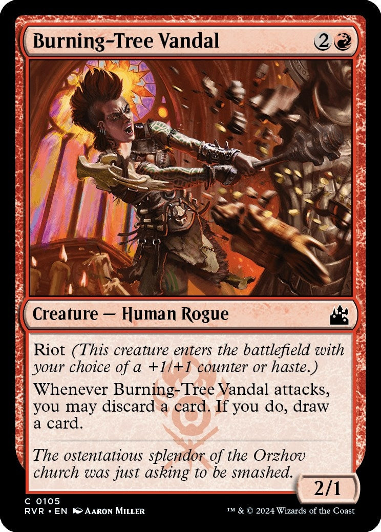 Image for Burning-Tree Vandal (105) - Magic: The Gathering