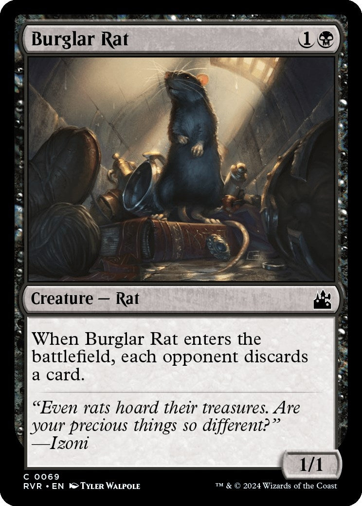 Image for Burglar Rat (69) - Magic: The Gathering