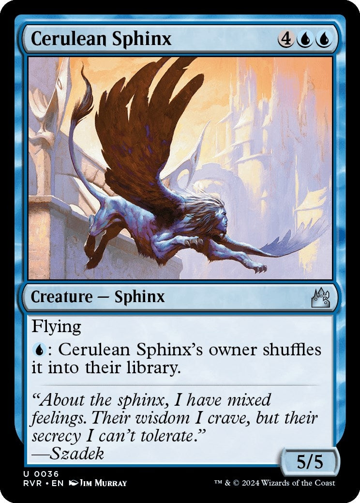 Image for Cerulean Sphinx (36) - Magic: The Gathering
