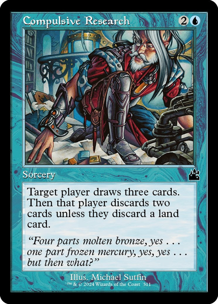 Image for Compulsive Research (Retro Frame) (311) - Magic: The Gathering