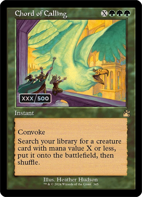Image for Chord of Calling (Retro Frame) (Serial Numbered) (345) - Magic: The Gathering