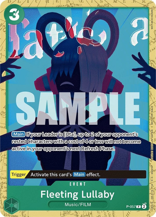 Image for Fleeting Lullaby (Starter Deck 11: Uta Deck Battle) (P-057) - One Piece Card Game