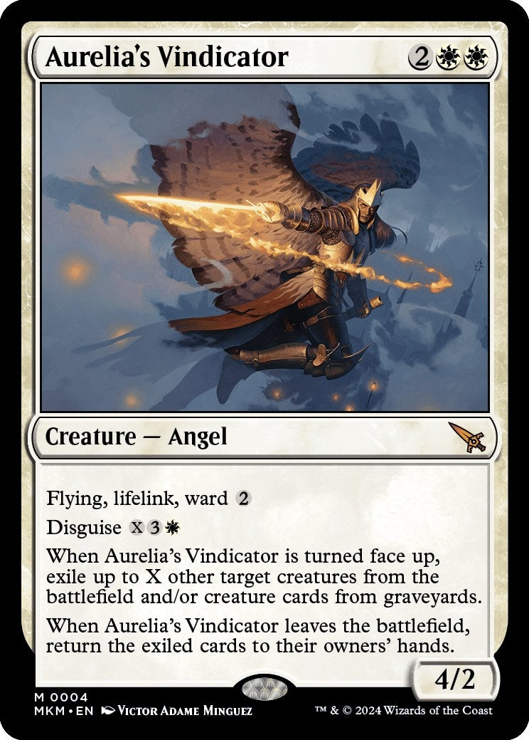 Image for Aurelia's Vindicator (4) - Magic: The Gathering